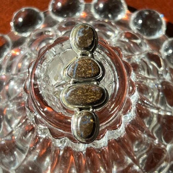 Boulder Opal Ring - Picture 2 of 6